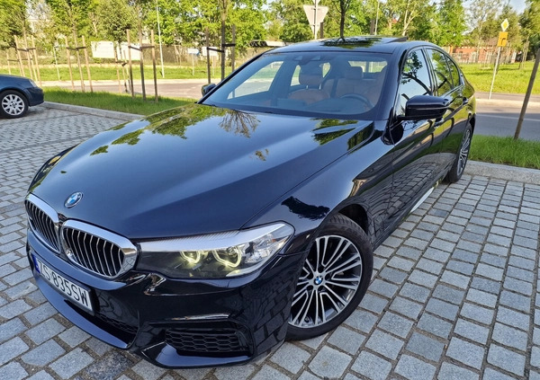 BMW Seria 5 cena 193400 przebieg: 80000, rok produkcji 2020 z Szczecin małe 781